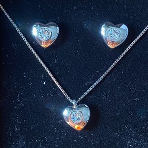 Swarovski Crystal Nic & Syd heart set